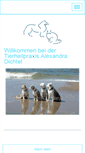 Mobile Screenshot of dichtel-tierheilpraxis.de